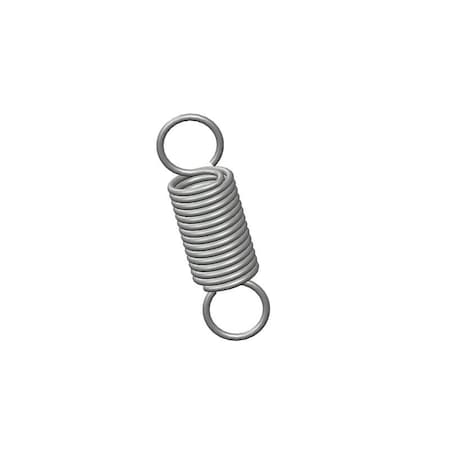 Extension Spring, O= .359, L= 1.25, W= .039